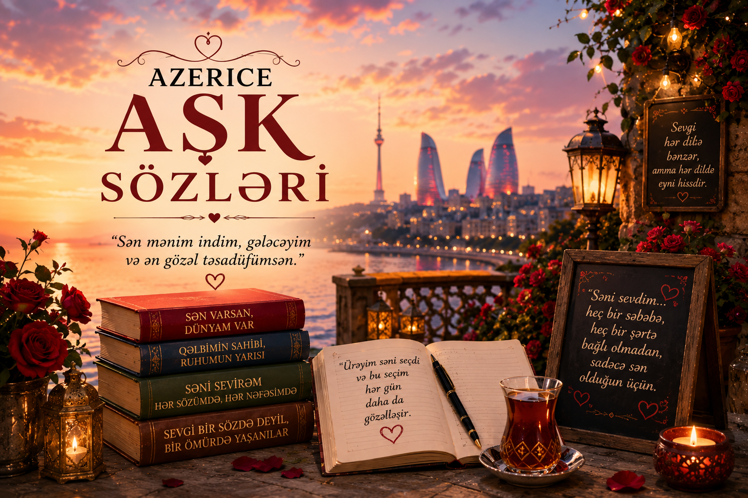 Azerice Aşk Sözleri