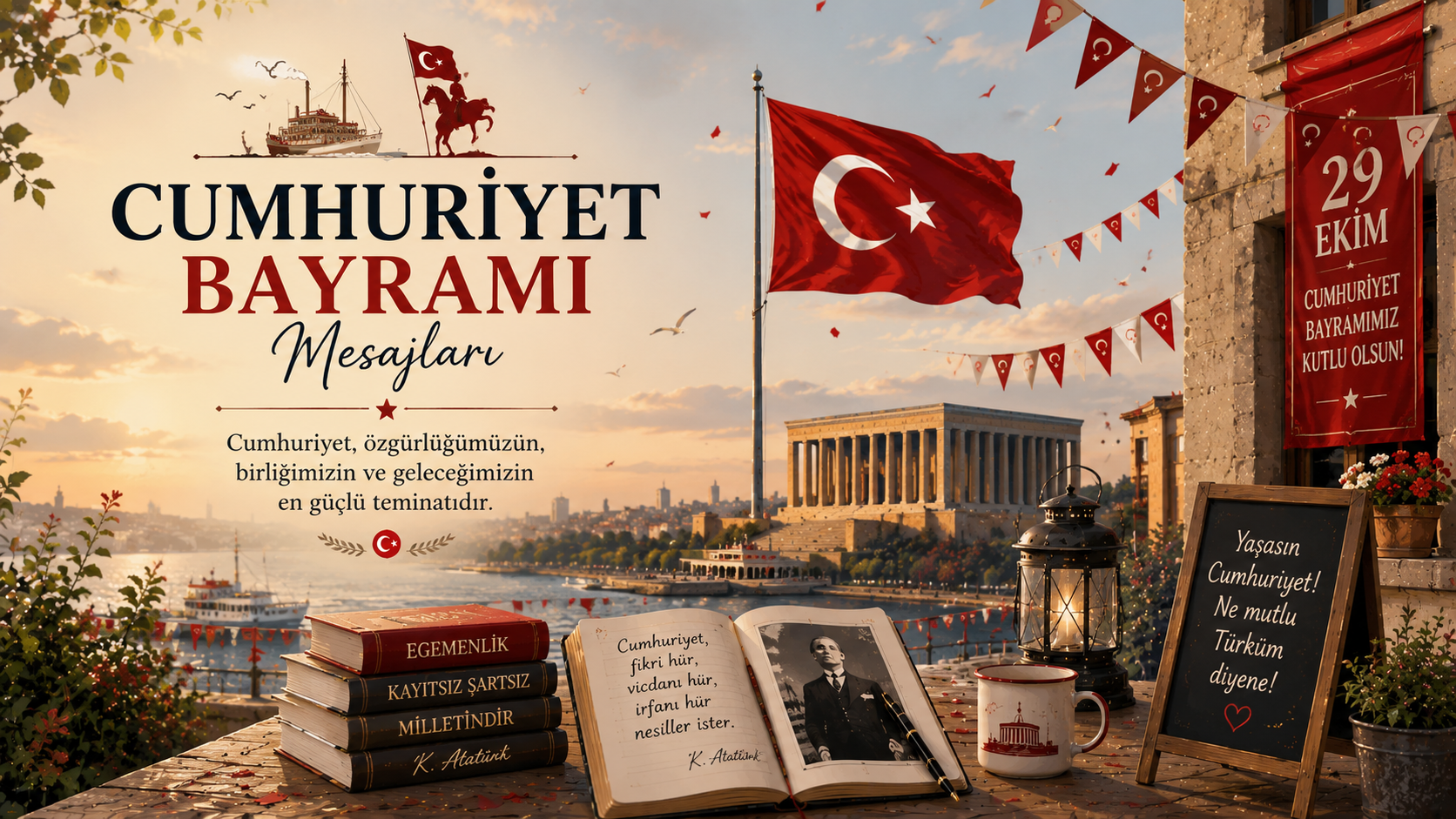 Cumhuriyet Bayramı Mesajları
