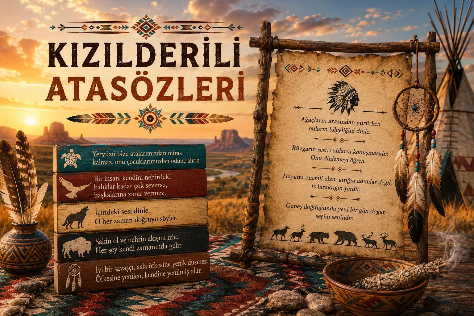 Kızılderili Atasözleri